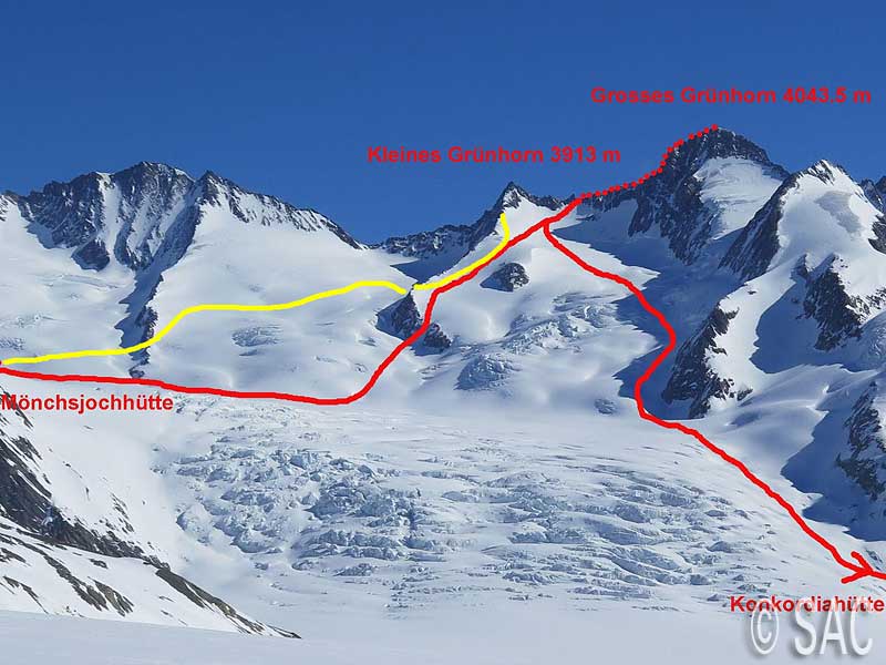 © marco bomio SAC kleines grünhorn südwestgrat